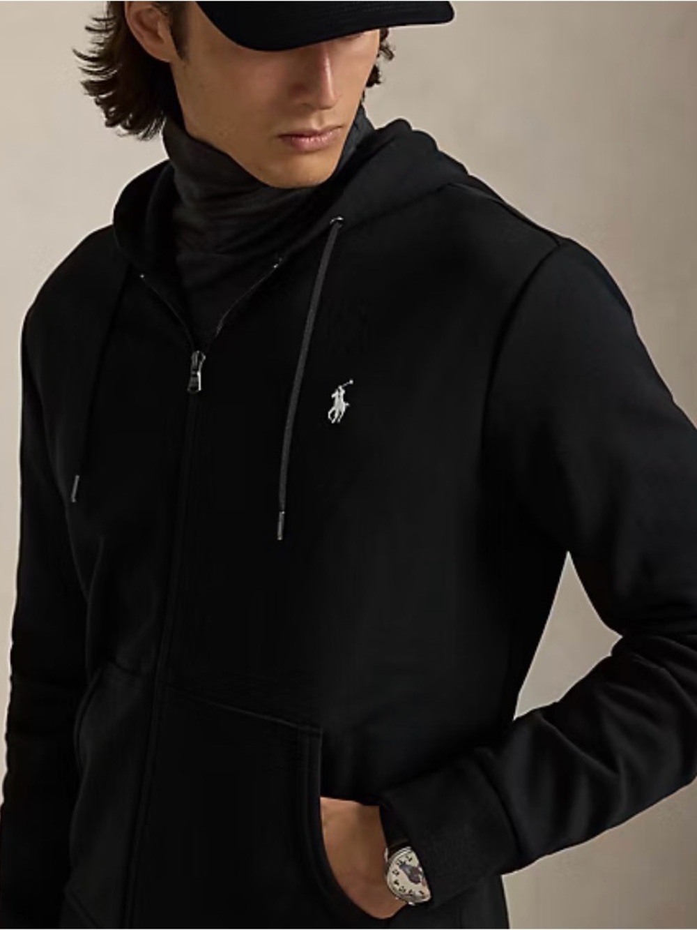 Double-Knit Full-Zip Hoodie
Polo Ralph Lauren